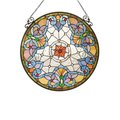 Chloe Lighting Chloe Lighting CH3P313VI24-GPN Norah Victorian Tiffany-Glass Window Panel - 24 in. CH3P313VI24-GPN